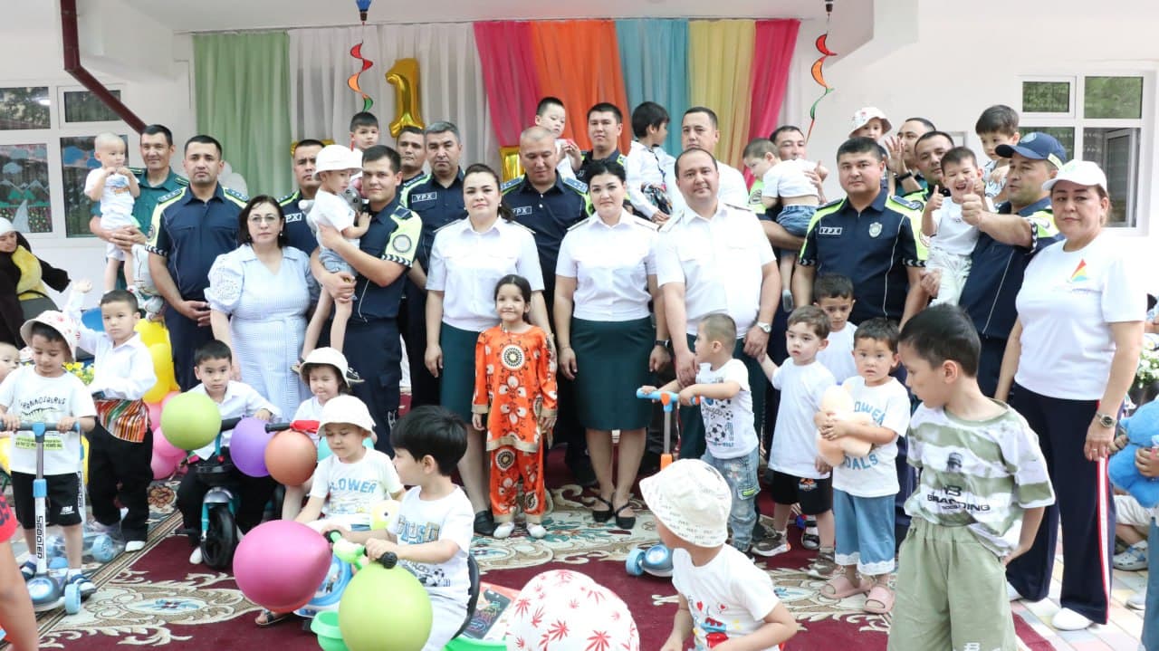 Ichki ishlar vazirligi Malaka oshirish instituti tashabbusi bilan bolajonlar uchun bayram tadbiri tashkil etildi