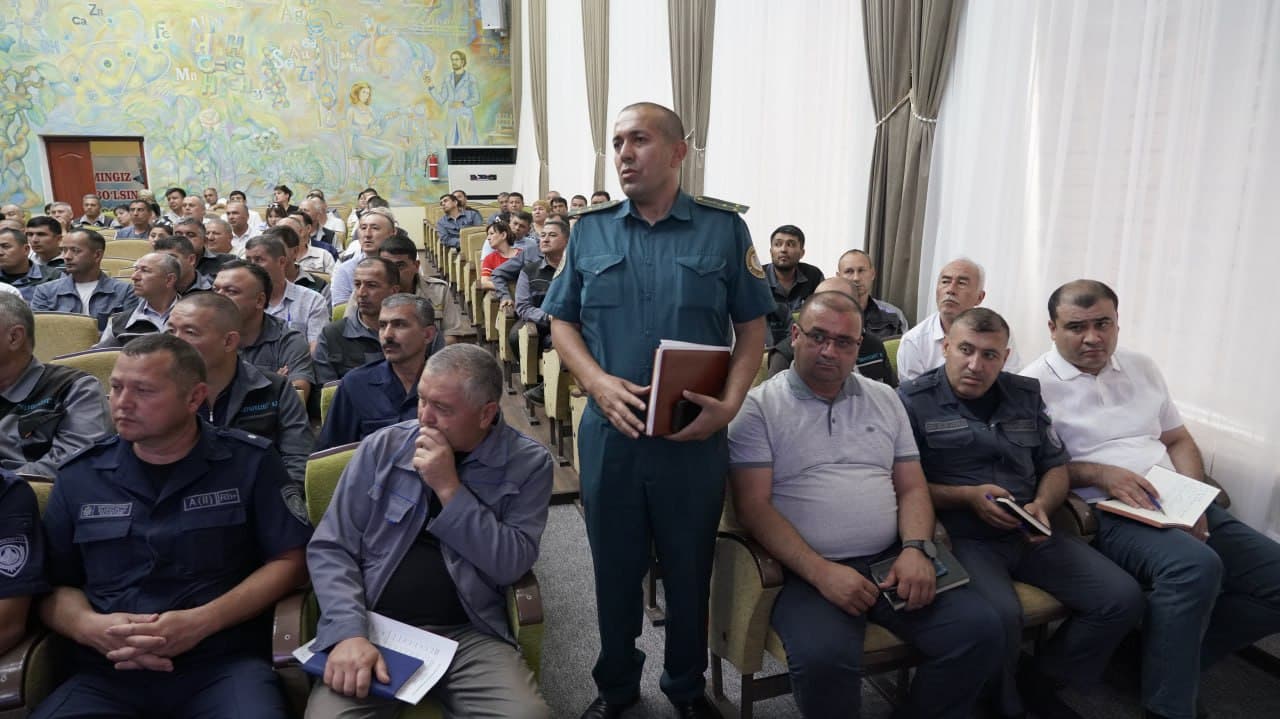 Navoiy viloyatida huquqni muhofaza qilish organlari rahbarlari ishtirokida jinoyat muhokamasi oʻtkazildi