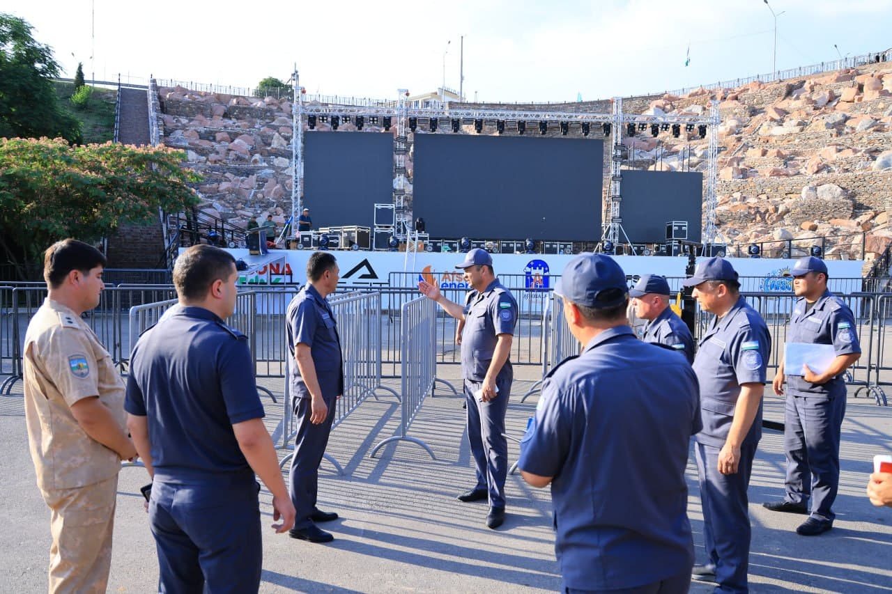 65-Xalqaro gullar festivali doirasidagi ommaviy tadbirlar oʻtkaziladigan hududlarda xavfsizlik choralari oʻrganildi