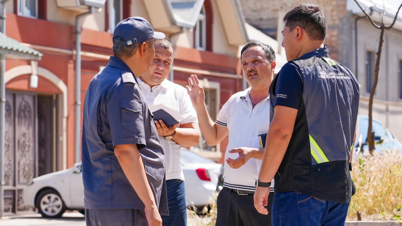В Ташкенте изучена работа систем "Безопасный город" с выездом на место