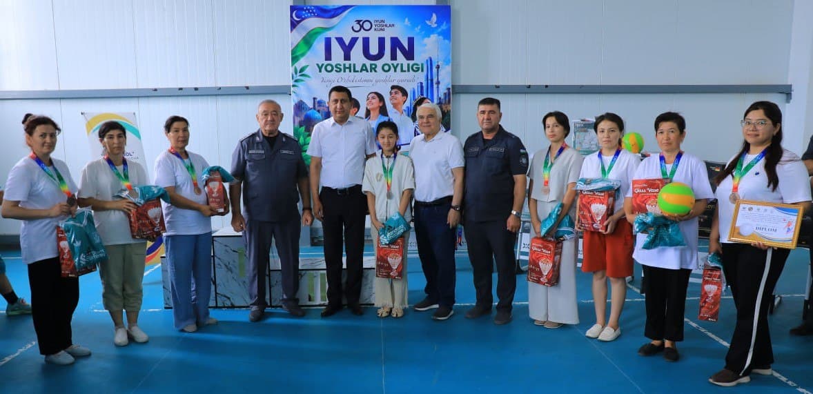 Jizzax viloyati Forish tumanida mahallalar oʻrtasida voleybol musobaqasi oʻtkazildi