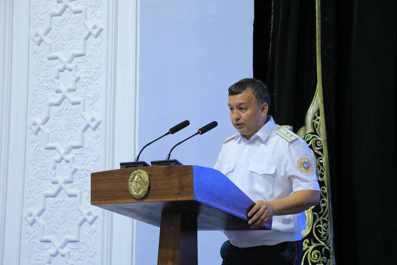Ichki ishlar vazirligi Madaniyat saroyida “Giyohvandlik – kelajakka tahdid” mavzusida navbatdagi maʼnaviyat va maʼrifat darsi tashkil etildi