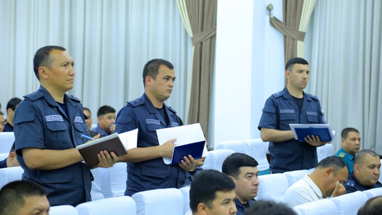 В УВД Джизакской области обсуждена служебная деятельность на основе "Чиланзарского опыта"