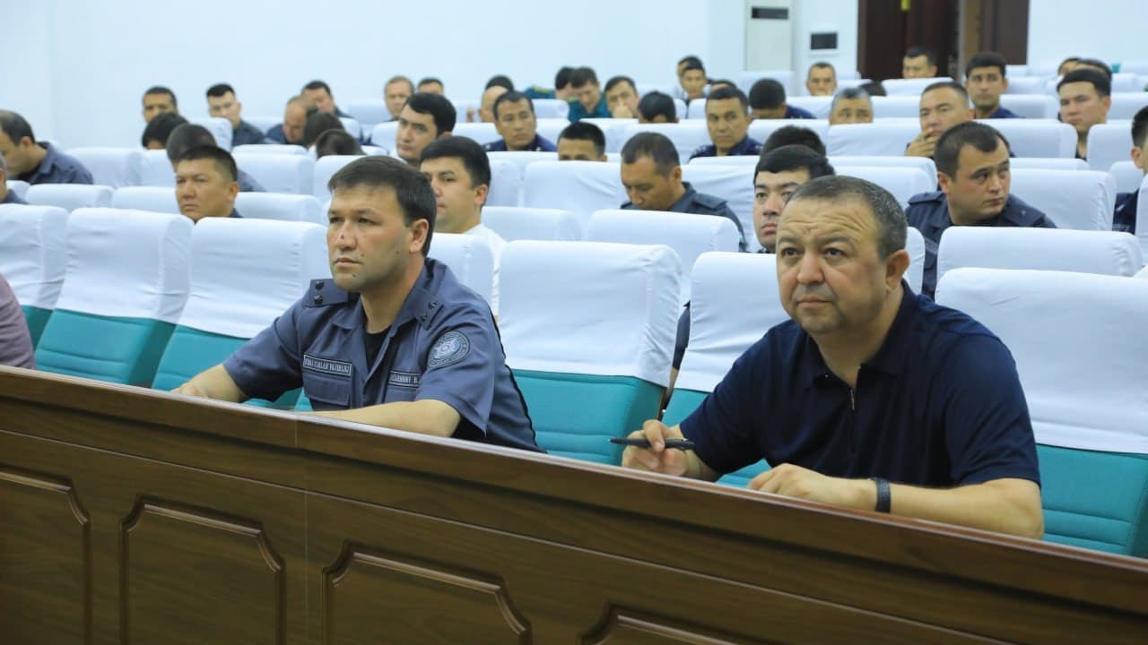 В УВД Джизакской области обсуждена служебная деятельность на основе "Чиланзарского опыта"