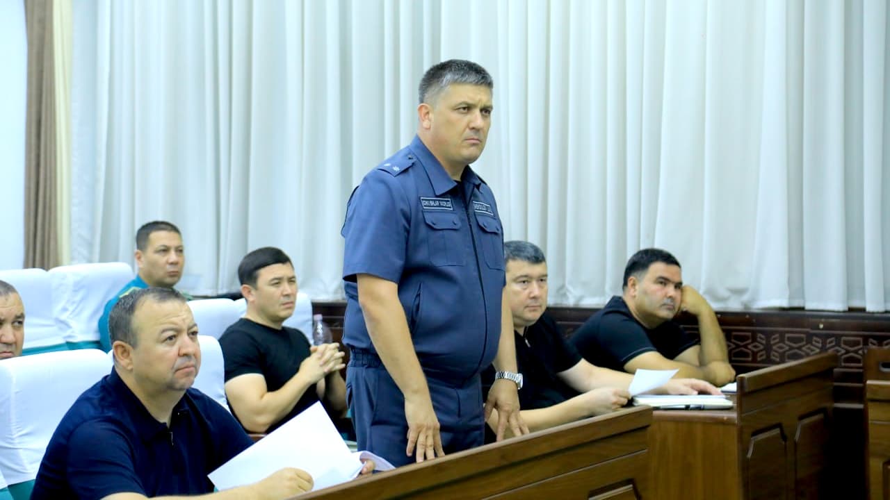 В УВД Джизакской области обсуждена служебная деятельность на основе "Чиланзарского опыта"
