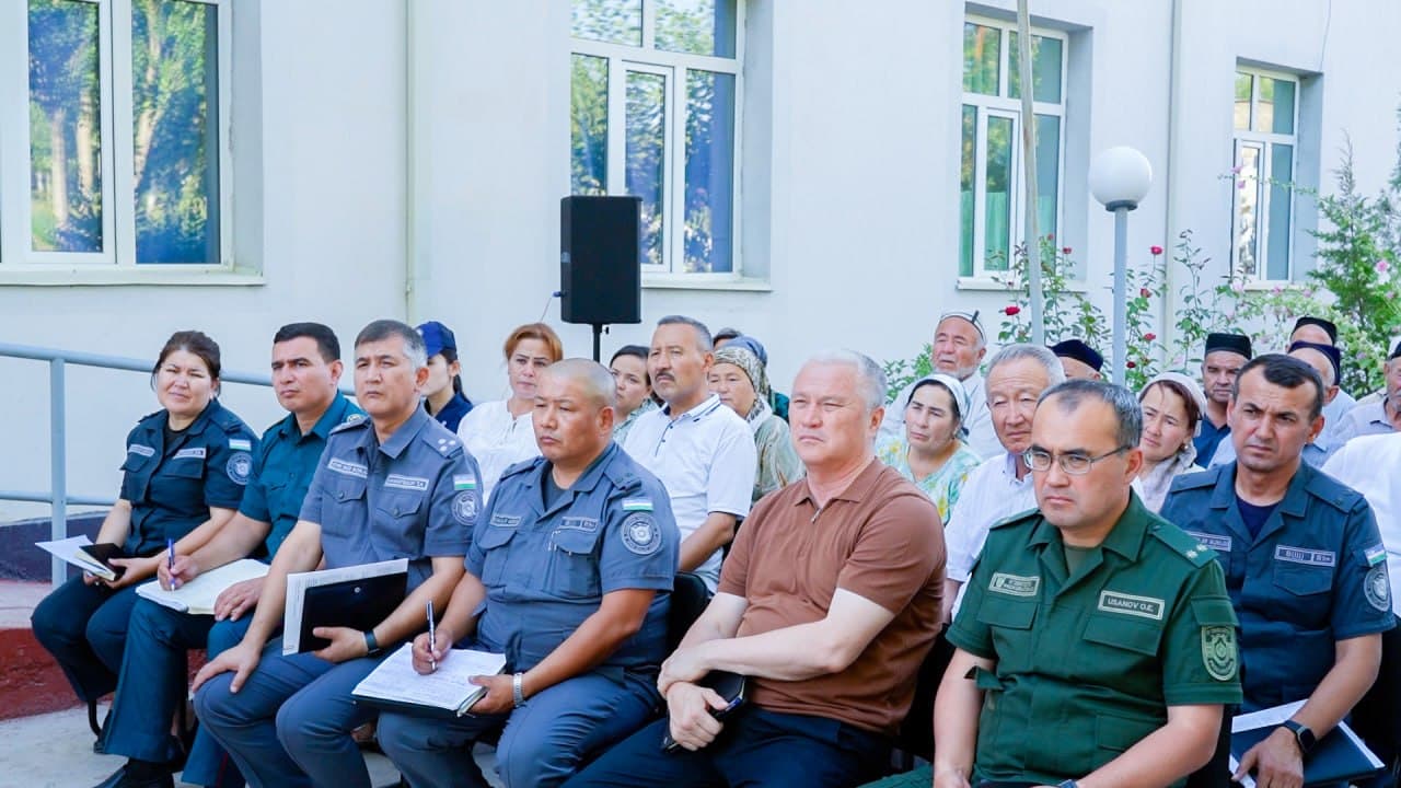 Qashqadaryo viloyati IIB rahbariyati ishtirokida tanqidiy muhokama yigʻilishi oʻtkazildi