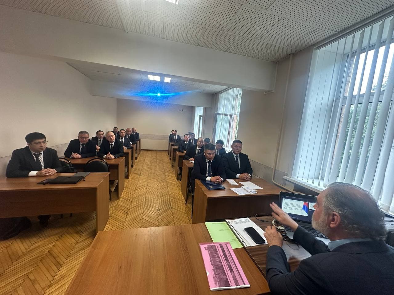 IIV Akademiyasida taʼlim olayotgan magistratura tinglovchilari uchun Rossiya Federatsiyasi IIV Boshqaruv Akademiyasida oʻquv kursi tashkil etildi