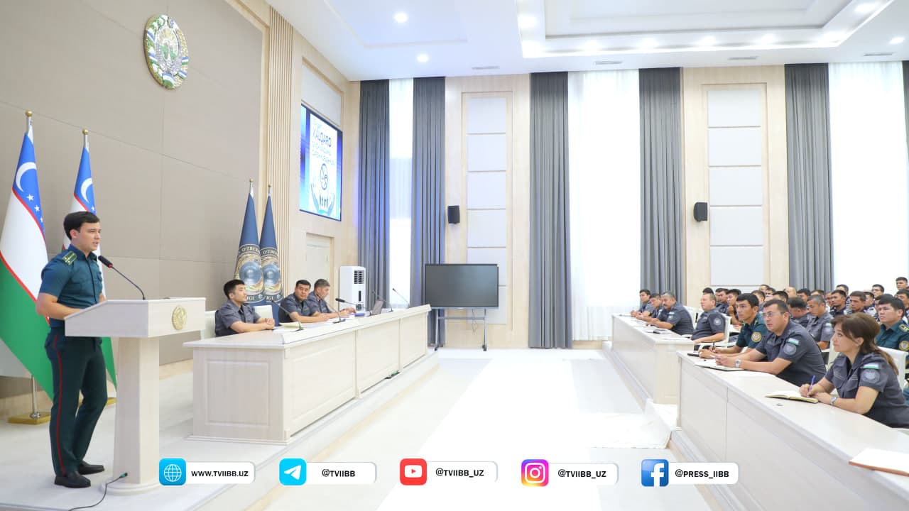 Toshkent viloyati Ichki ishlar bosh boshqarmasida 30-iyun – Yoshlar kuni munosabati bilan “Yangi Oʻzbekiston yoshlari – yurt tayanchi” mavzusida maʼnaviy-maʼrifiy tadbir boʻlib oʻtdi