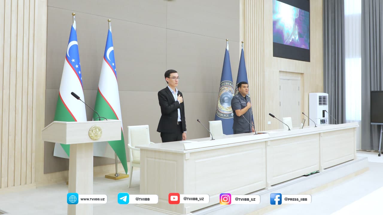 Toshkent viloyati Ichki ishlar bosh boshqarmasida 30-iyun – Yoshlar kuni munosabati bilan “Yangi Oʻzbekiston yoshlari – yurt tayanchi” mavzusida maʼnaviy-maʼrifiy tadbir boʻlib oʻtdi