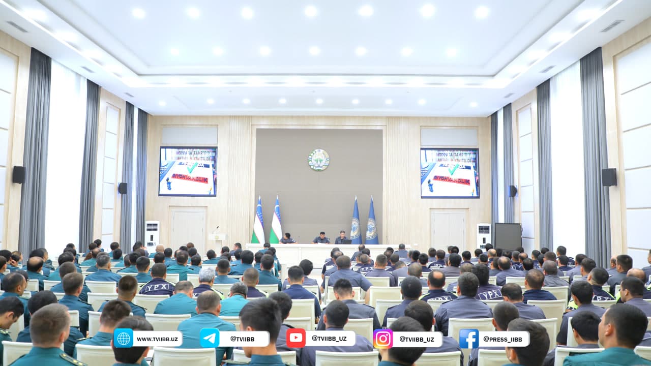 Toshkent viloyati Ichki ishlar bosh boshqarmasida 30-iyun – Yoshlar kuni munosabati bilan “Yangi Oʻzbekiston yoshlari – yurt tayanchi” mavzusida maʼnaviy-maʼrifiy tadbir boʻlib oʻtdi