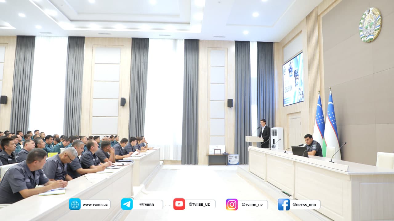 Toshkent viloyati Ichki ishlar bosh boshqarmasida 30-iyun – Yoshlar kuni munosabati bilan “Yangi Oʻzbekiston yoshlari – yurt tayanchi” mavzusida maʼnaviy-maʼrifiy tadbir boʻlib oʻtdi