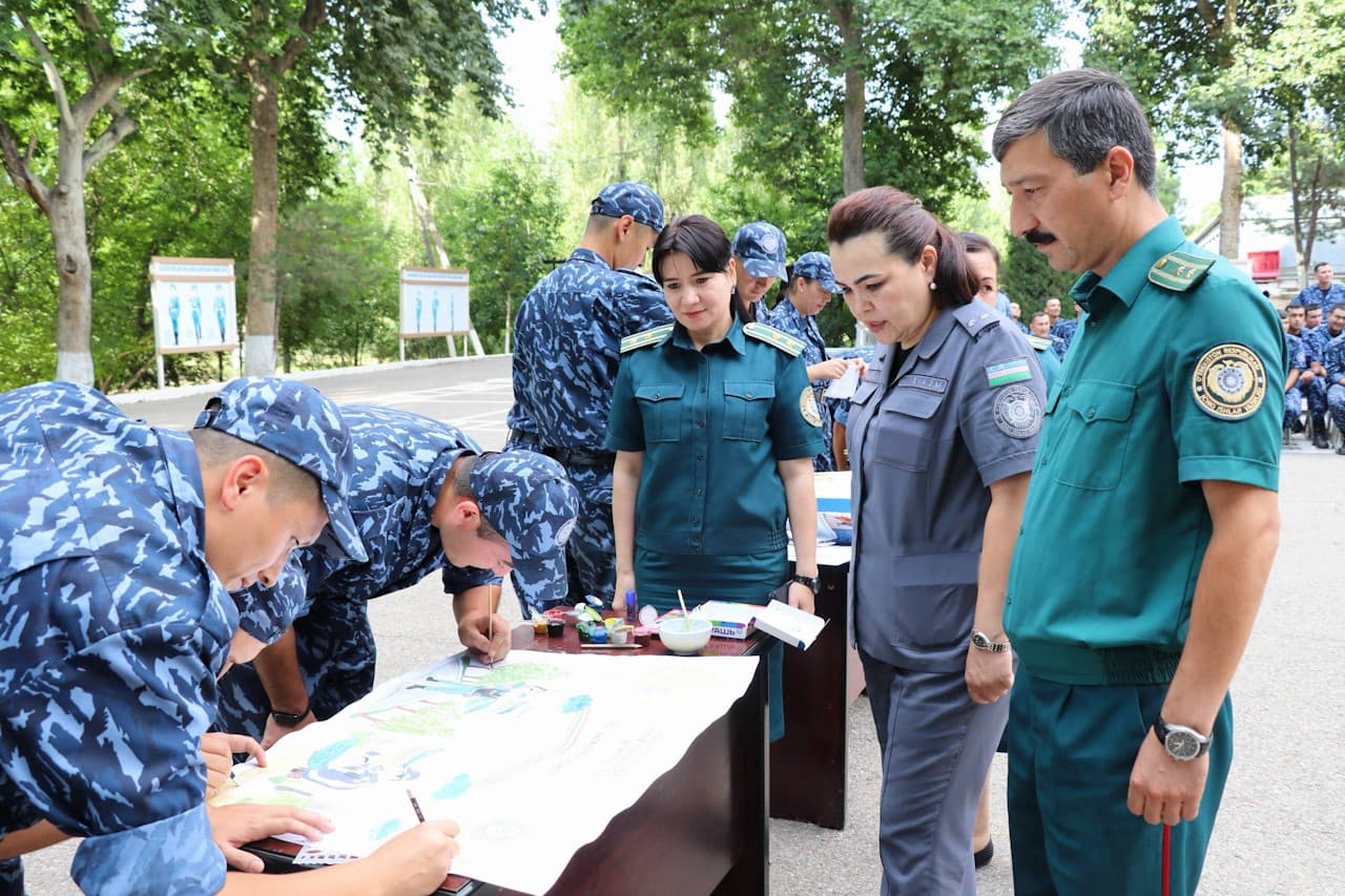 В учебно-полевом центре МВД организовано духовно-просветительское мероприятие с участием ответственных сотрудников и профессоров-преподавателей Института повышения квалификации и слушателей курса начальной профессиональной подготовки