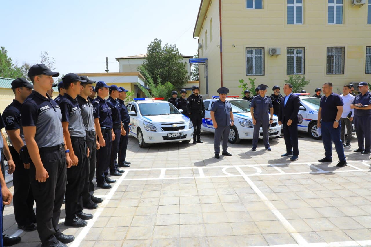 Surkhandarya Governor reviewed Security Service Activities and discussed the works within the framework of "Safe and Healthy Country" campaign