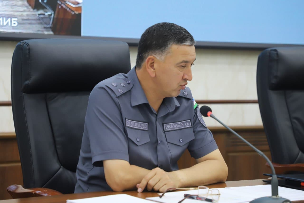 В УВД Хорезмской области в критическом и аналитическом ключе обсуждены предварительные результаты оперативно-профилактического мероприятия "Безопасная и здоровая страна"
