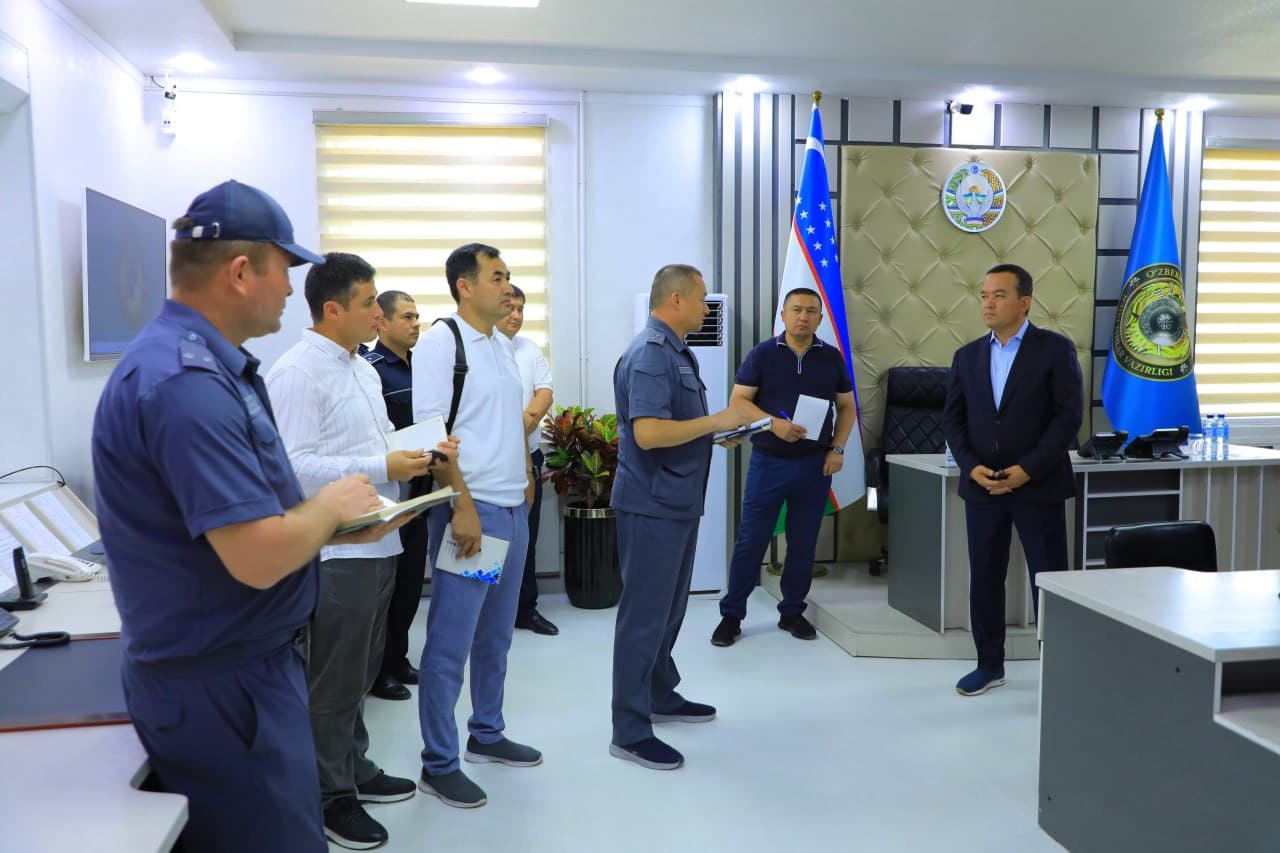 Surkhandarya Governor reviewed Security Service Activities and discussed the works within the framework of "Safe and Healthy Country" campaign