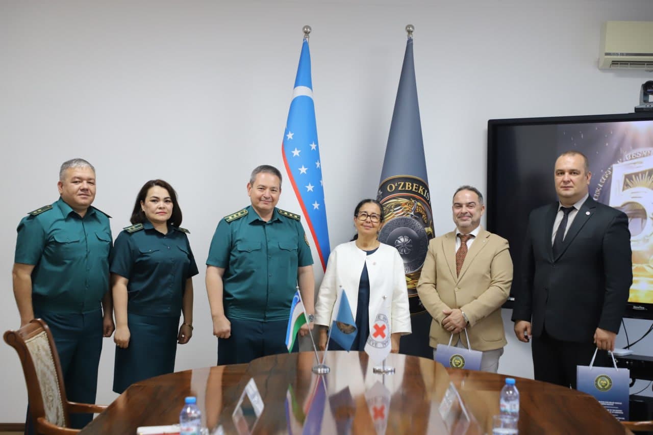 IIV Malaka oshirish institutida Xalqaro Qizil Xoch qoʻmitasi delegatsiyasi bilan hamkorlik istiqbollari muhokama qilindi