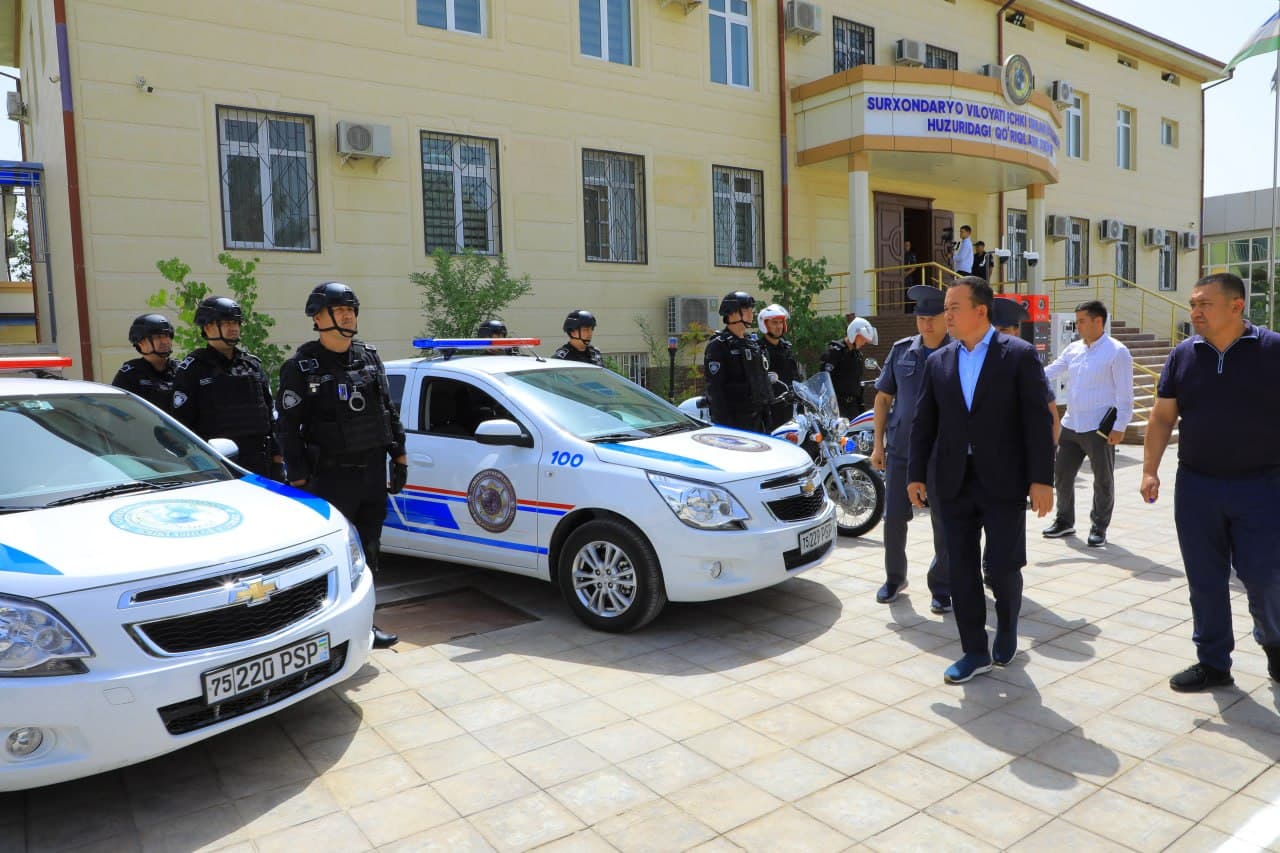 Surkhandarya Governor reviewed Security Service Activities and discussed the works within the framework of "Safe and Healthy Country" campaign