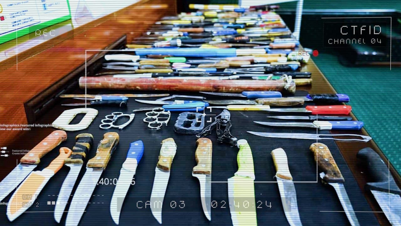 В Ташкентской области в рамках оперативно-профилактических мероприятий "Безопасная и здоровая страна" выявлено 389 фактов ношения холодного оружия