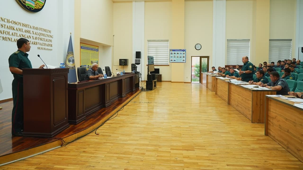 Fargʻona viloyati IIB rahbariyati tomonidan Qoʻqon va Fargʻona shaharlarida xizmat faoliyatining birinchi yarim yillik yakunlari tanqidiy tahlil qilindi
