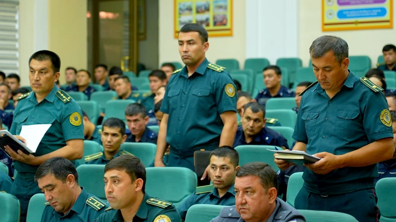 Fargʻona viloyati IIB rahbariyati tomonidan Qoʻqon va Fargʻona shaharlarida xizmat faoliyatining birinchi yarim yillik yakunlari tanqidiy tahlil qilindi
