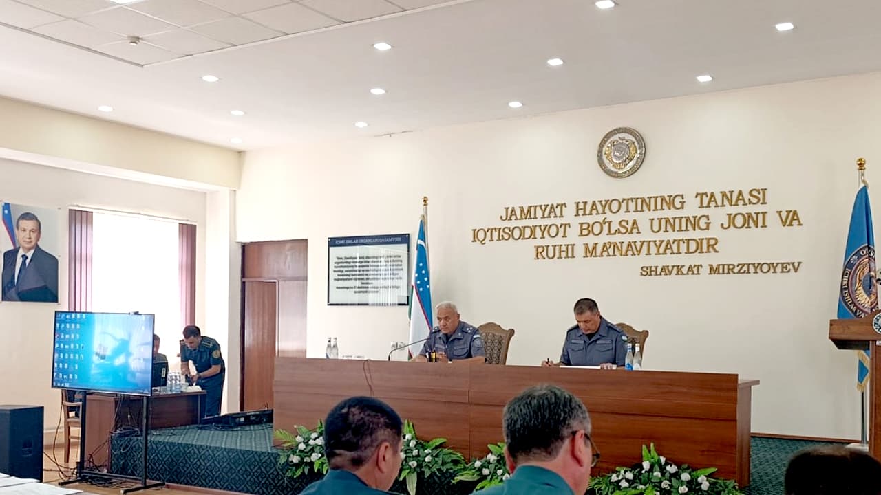 Fargʻona viloyati IIB rahbariyati tomonidan Qoʻqon va Fargʻona shaharlarida xizmat faoliyatining birinchi yarim yillik yakunlari tanqidiy tahlil qilindi