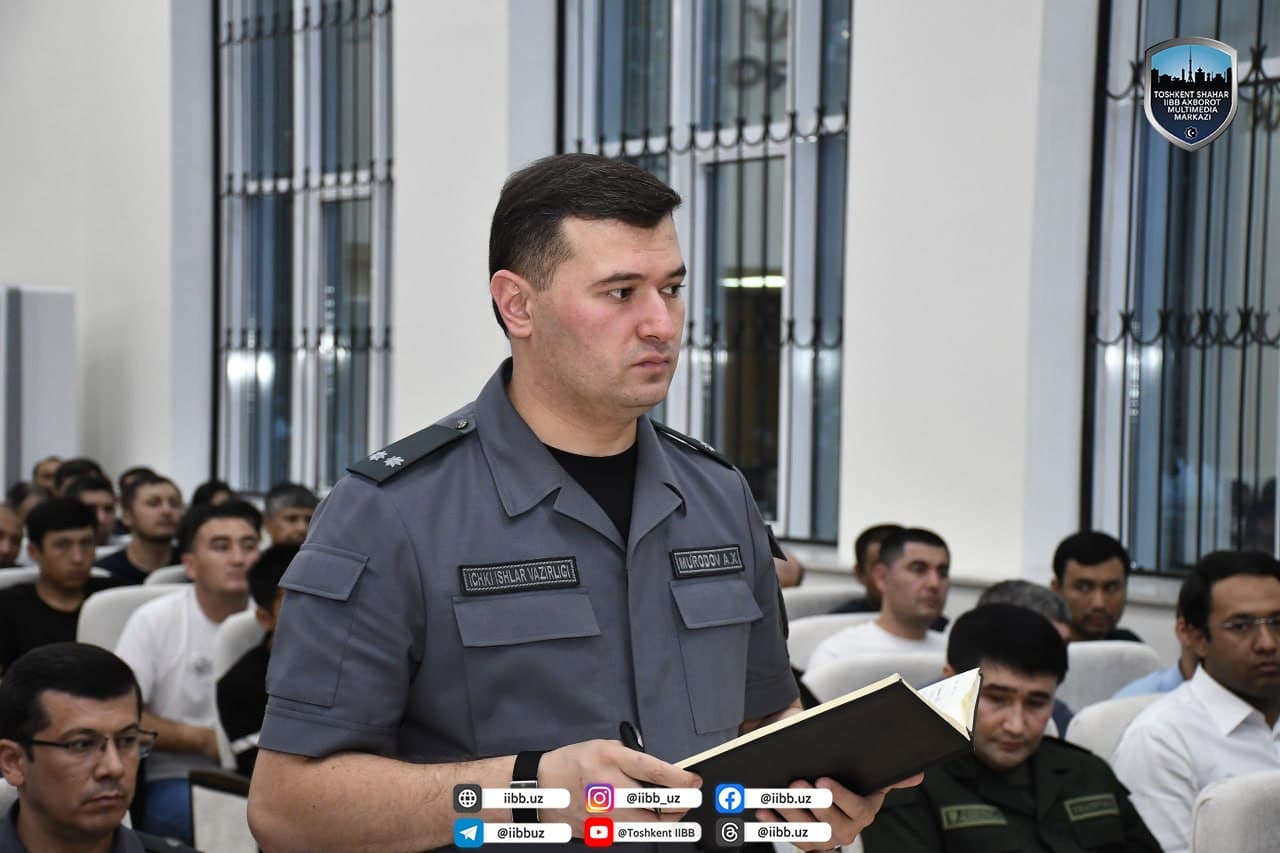 Руководством ГУВД города Ташкента проанализирована работа в разрезе районов, проводимая в рамках месяца "Безопасная и здоровая страна"