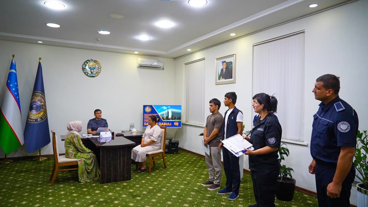 The working group of the MIA held a mobile reception and reviewed service activities in Kashkadarya region
