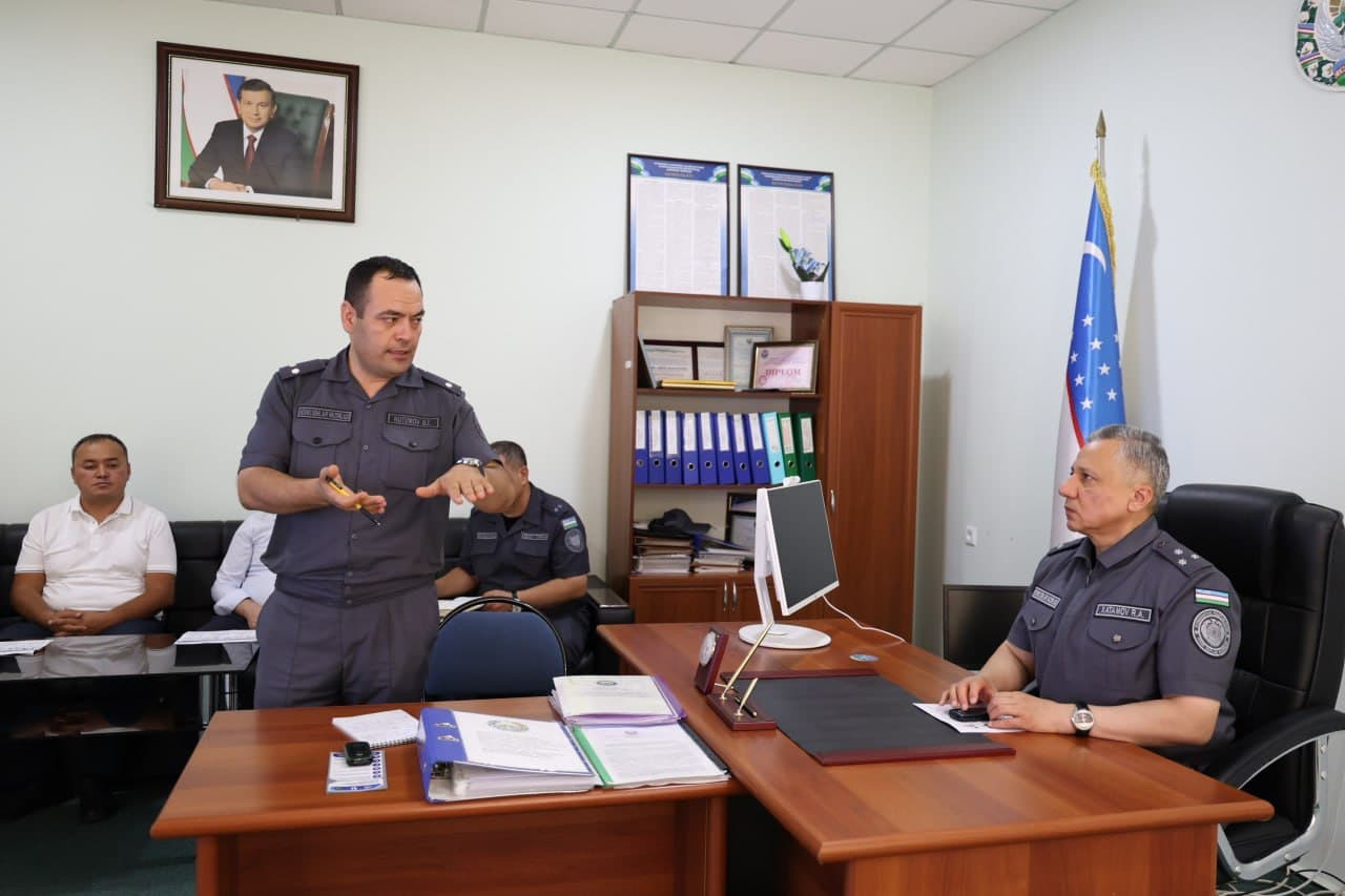 IIV Akademiyasi rahbariyati tomonidan poytaxtimizning Mirobod tumanidagi mahallalarda xavfsiz muhitni shakllantirish boʻyicha amalga oshirilayotgan ishlar oʻrganildi
