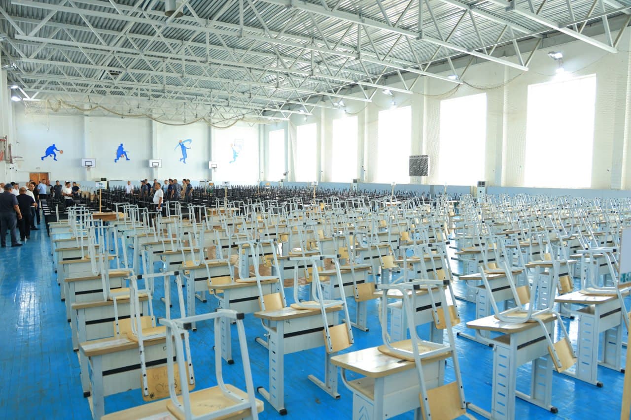 Namanganda kirish test sinovlari uchun yaratilgan sharoitlar va xavfsizlik choralari oʻrganildi