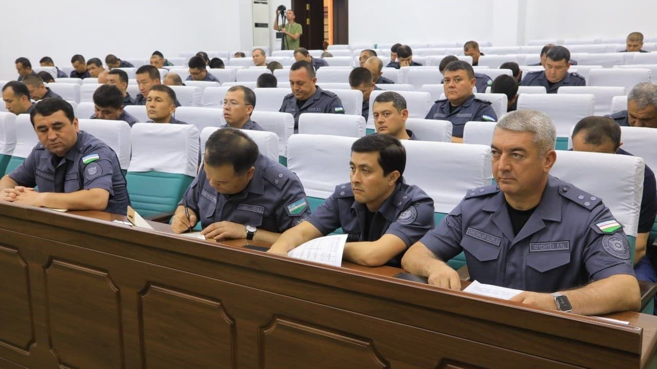 The Jizzakh Regional Internal Affairs Department reviewed the performance of the second quarter