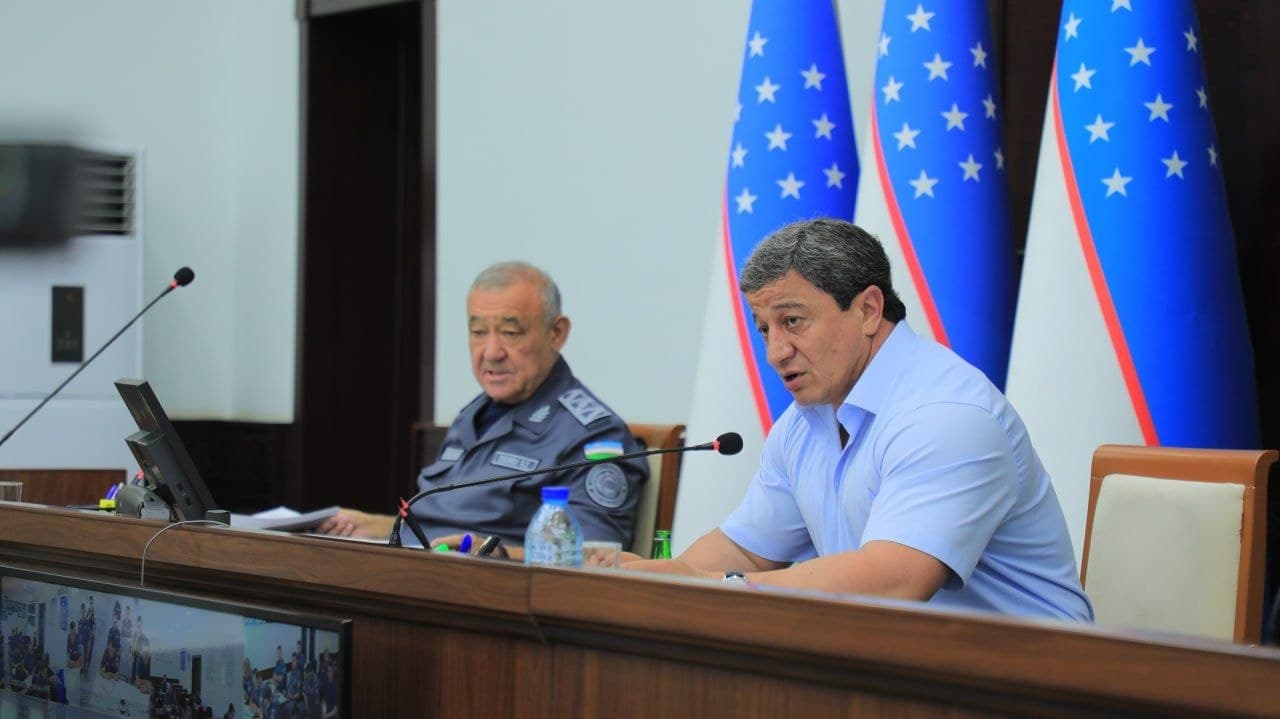 The Jizzakh Regional Internal Affairs Department reviewed the performance of the second quarter