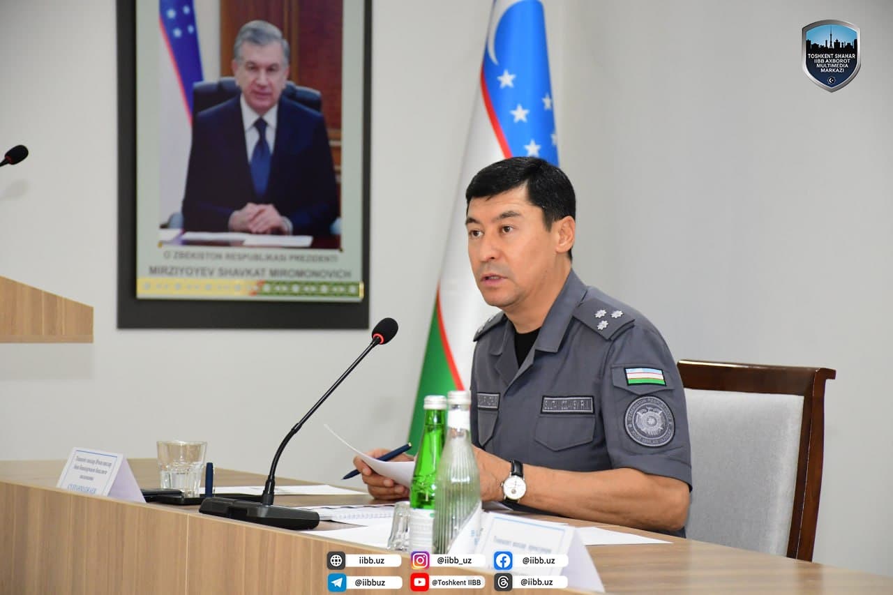 Toshkent shahar IIBB rahbariyati tomonidan Sergeli va Yangihayot tumanlarida “Xavfsiz va sogʻlom yurt” oyligi doirasida amalga oshirilayotgan tadbirlar tanqidiy muhokama qilindi