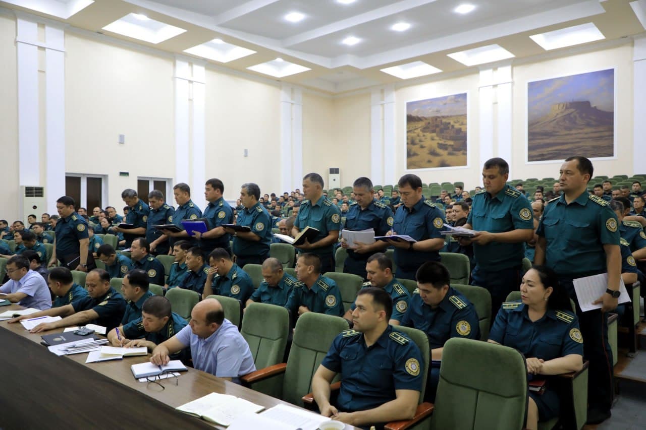 The Ministry of Internal Affairs of the Republic of Karakalpakstan reviews the performance of the first half of the year