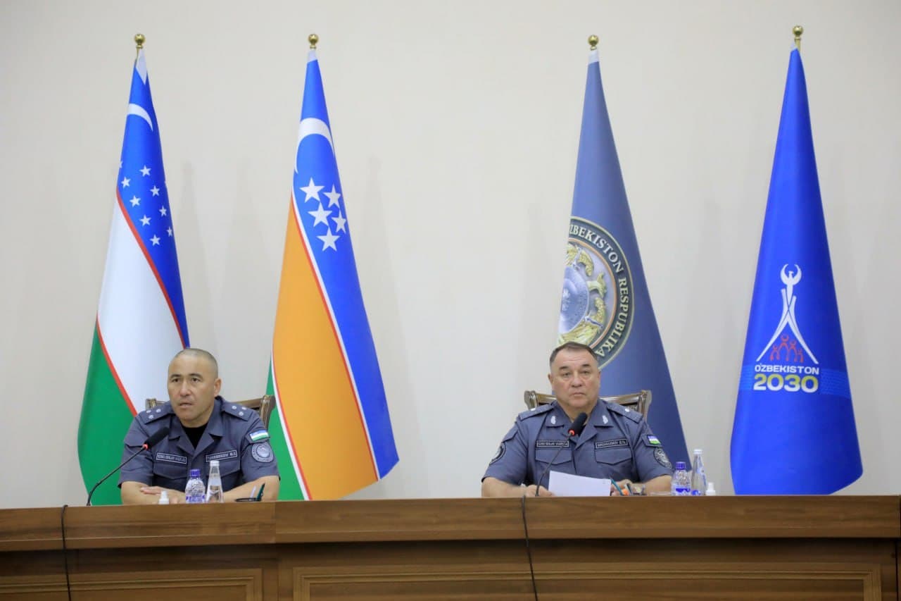 The Ministry of Internal Affairs of the Republic of Karakalpakstan reviews the performance of the first half of the year