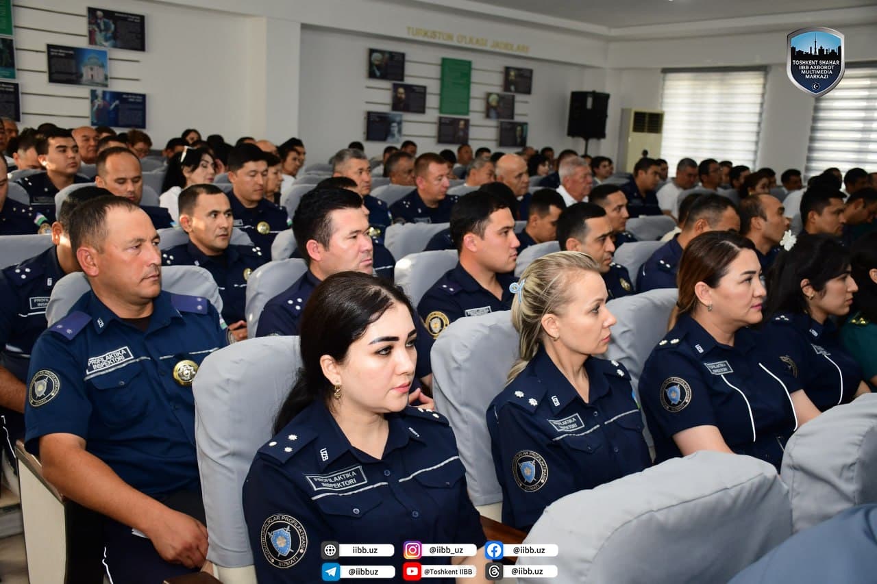 Toshkent shahar IIBB rahbariyati tomonidan Sergeli va Yangihayot tumanlarida “Xavfsiz va sogʻlom yurt” oyligi doirasida amalga oshirilayotgan tadbirlar tanqidiy muhokama qilindi