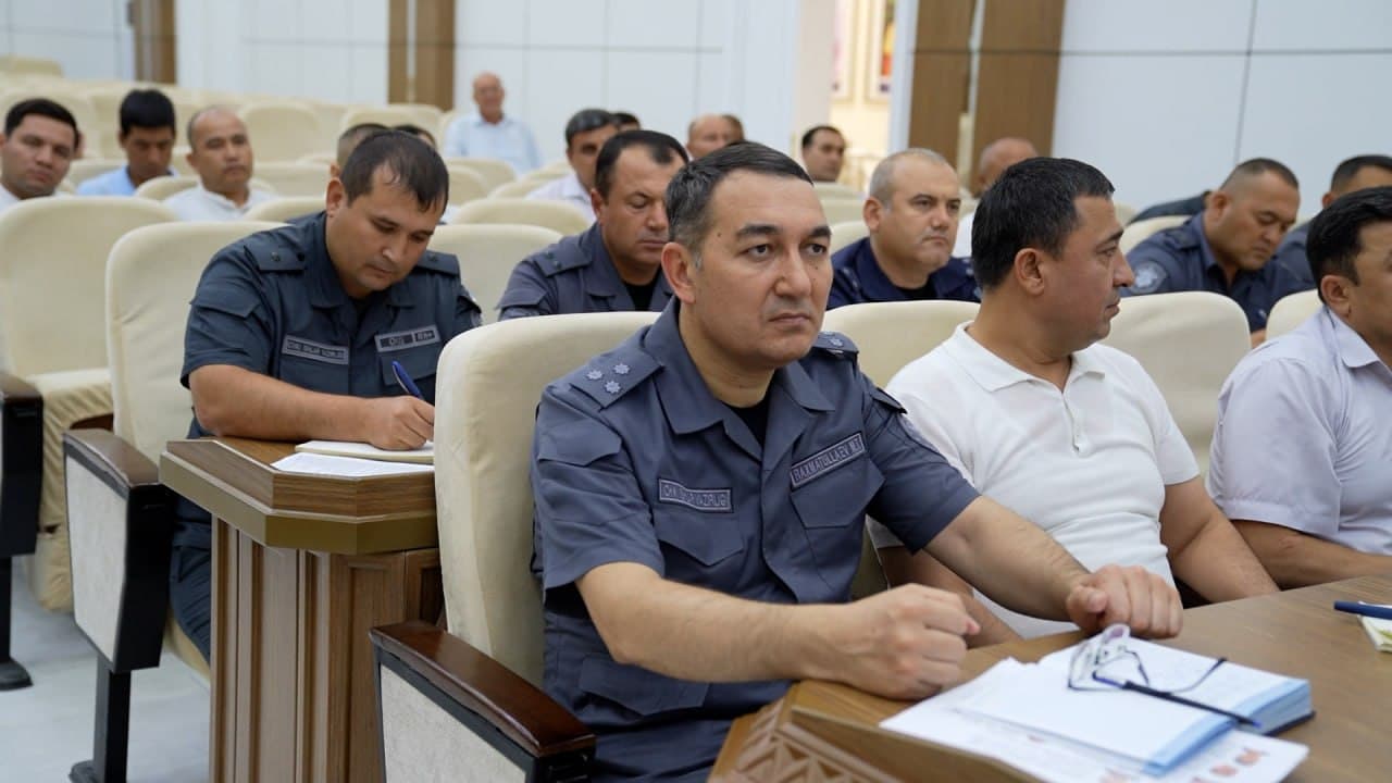 The DIA of the Kashkadarya region discussed security measures for higher education admissions
