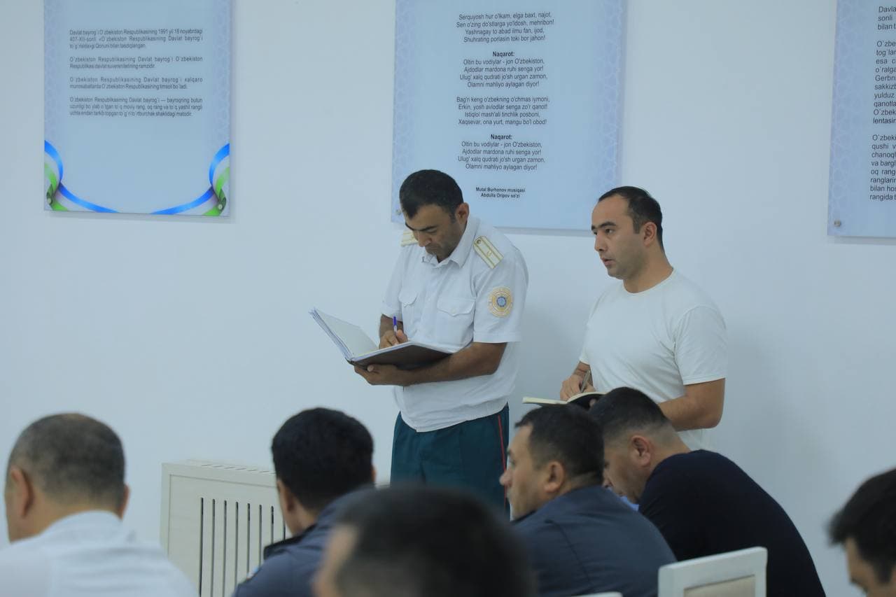Buxoro viloyati IIB rahbariyati tomonidan Peshku tumanida tanqidiy yigʻilish oʻtkazildi
