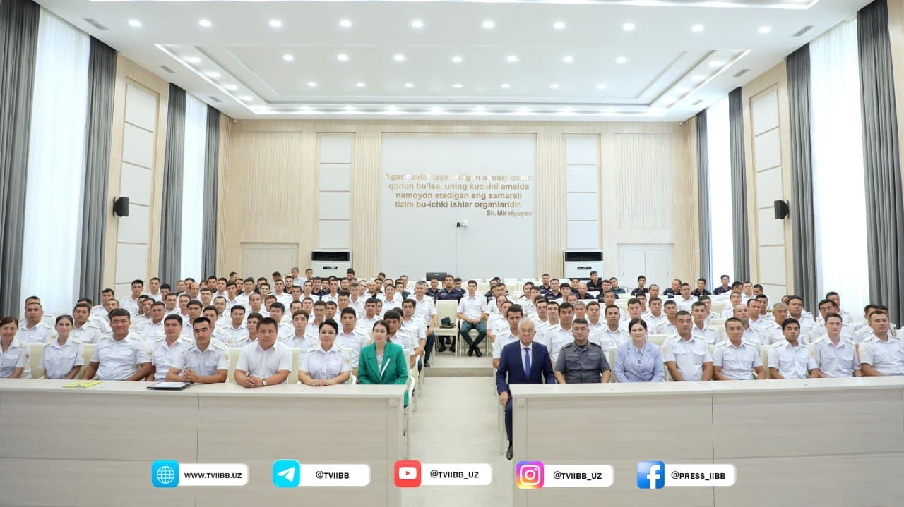 Toshkent viloyati Ichki ishlar bosh boshqarmasida “Xalqaro standartlar va milliy qonunchilik” mavzusida seminar-trening oʻtkazildi