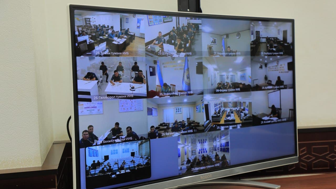 Jizzax viloyati IIBda jamoat xavfsizligini taʼminlash boʻyicha vazifalar belgilab olindi