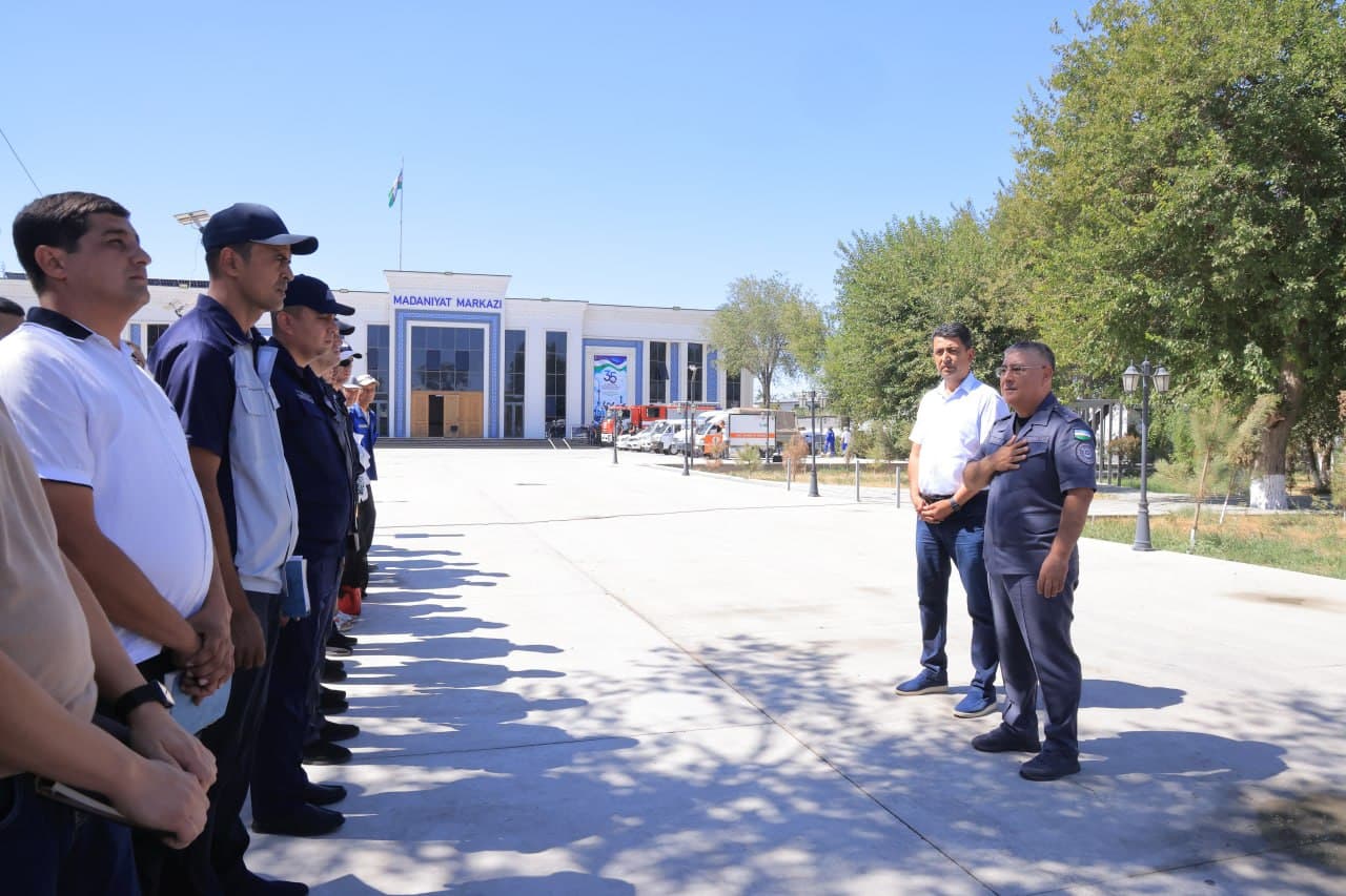 Buxoro viloyati Ichki ishlar boshqarmasi rahbariyati tomonidan hududlarda bayramga tayyorgarlik jarayonlari oʻrganilmoqda