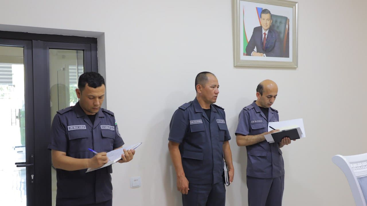 В Гулистане организован выездной прием начальника УВД Сырдарьинской области