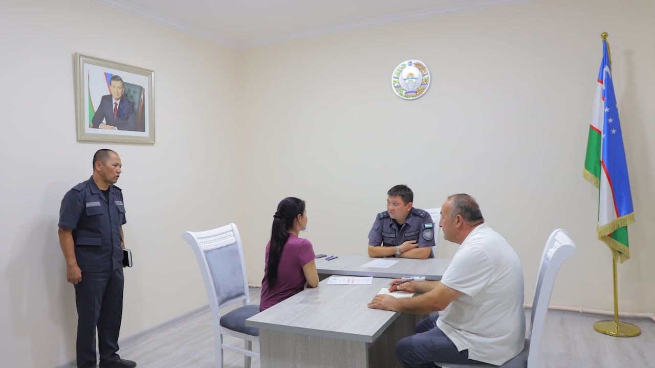 В Гулистане организован выездной прием начальника УВД Сырдарьинской области