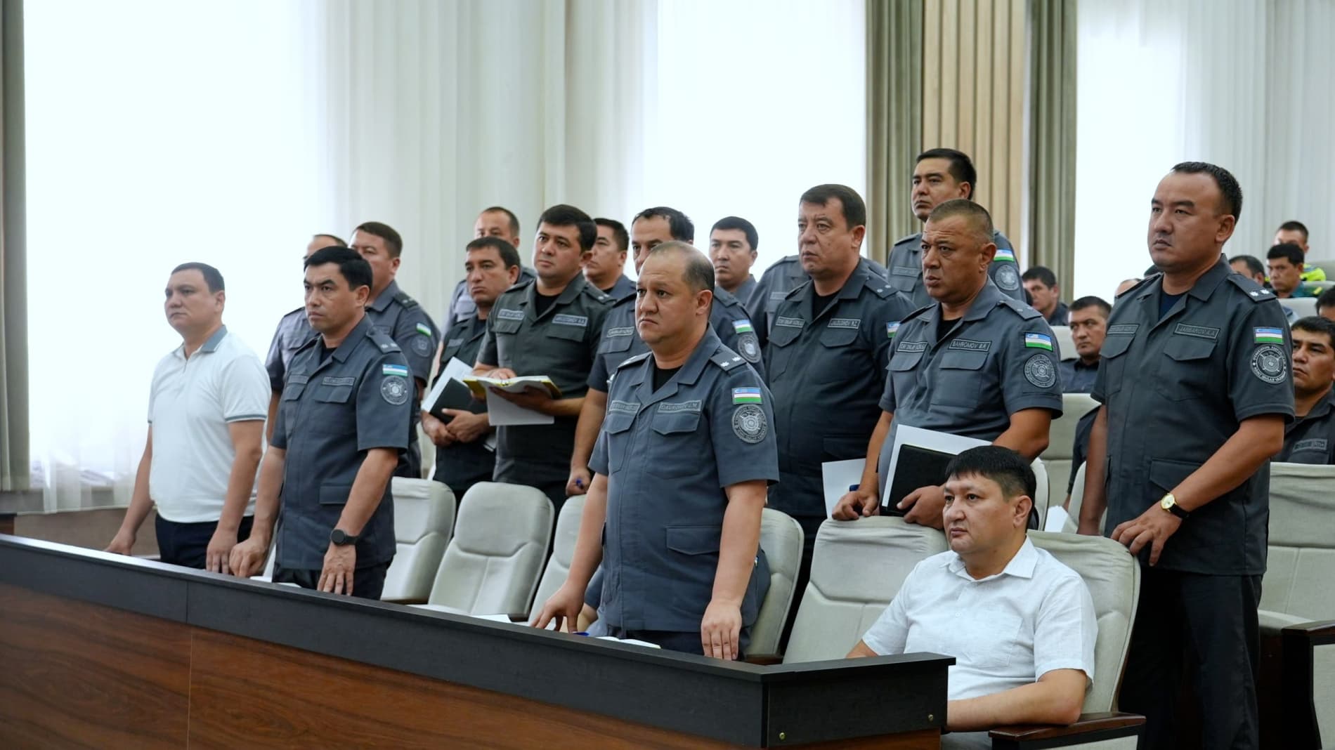 Andijon viloyati IIBda xizmat intizomi va qonuniylikni taʼminlash masalalari muhokama qilindi