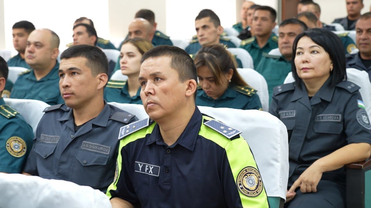 В УВД Навоийской области организован учебный семинар на тему "Информационная безопасность и медиаграмотность"