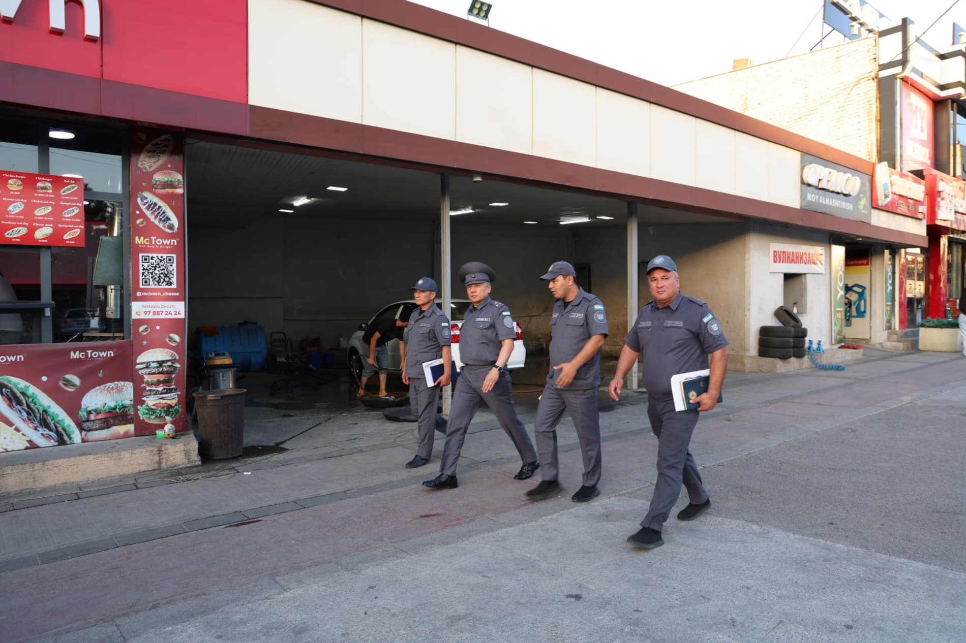 Academy leadership reviewed public safety and early crime prevention efforts in Almazar district