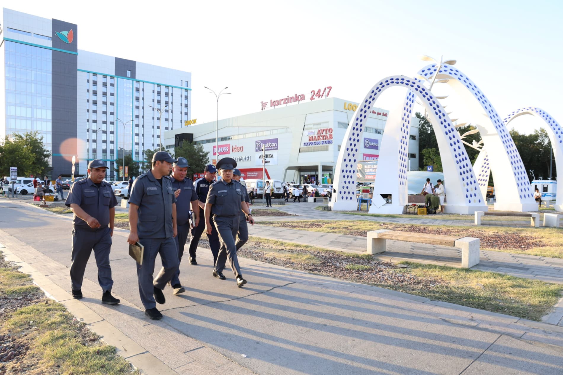 Academy leadership reviewed public safety and early crime prevention efforts in Almazar district