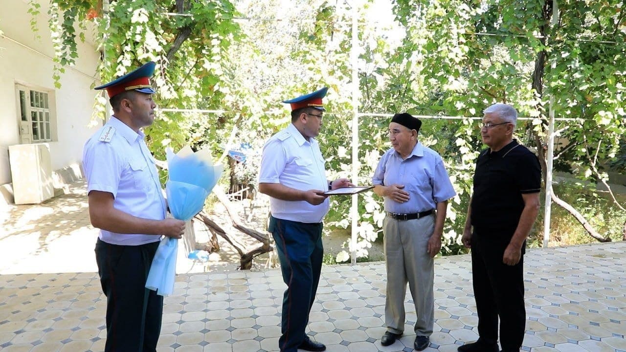 Жиззах вилояти Қўриқлаш хизмати томонидан эзгу ва хайрли тадбирлар ўтказилди