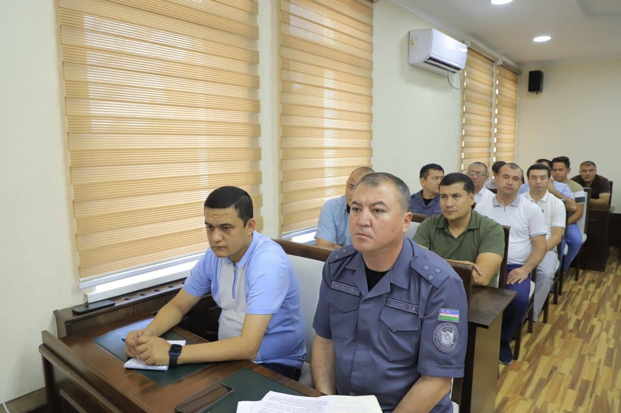 В Управлении внутренних дел Сурхандарьинской области состоялось видеоселекторное совещание по случаю 2 сентября - "Дня знаний"