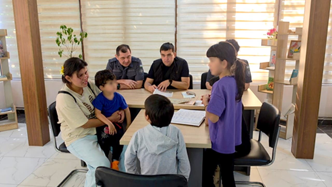 The Ministry of Internal Affairs organized the return of 12 children from Russia to Uzbekistan
