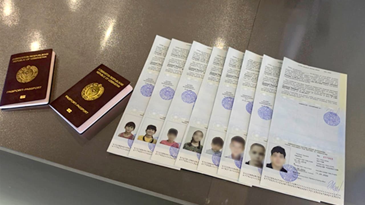 The Ministry of Internal Affairs organized the return of 12 children from Russia to Uzbekistan